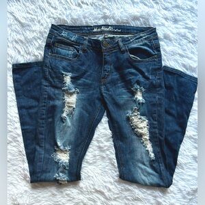 Machine Jeans Distressed Skinny Jeans